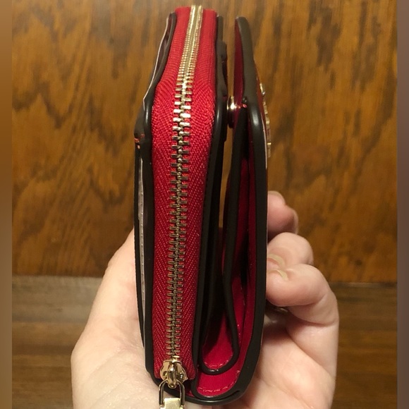 NWT/NIB-Kate Spade-SET-Staci Heart Pop Sm Bifold Wallet & Heart Coin Purse-$218 - Picture 6 of 16